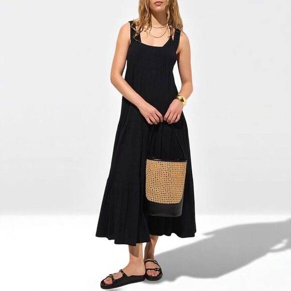 J. Crew Airy gauze tiered maxi dress Size XXS - Picture 1 of 10